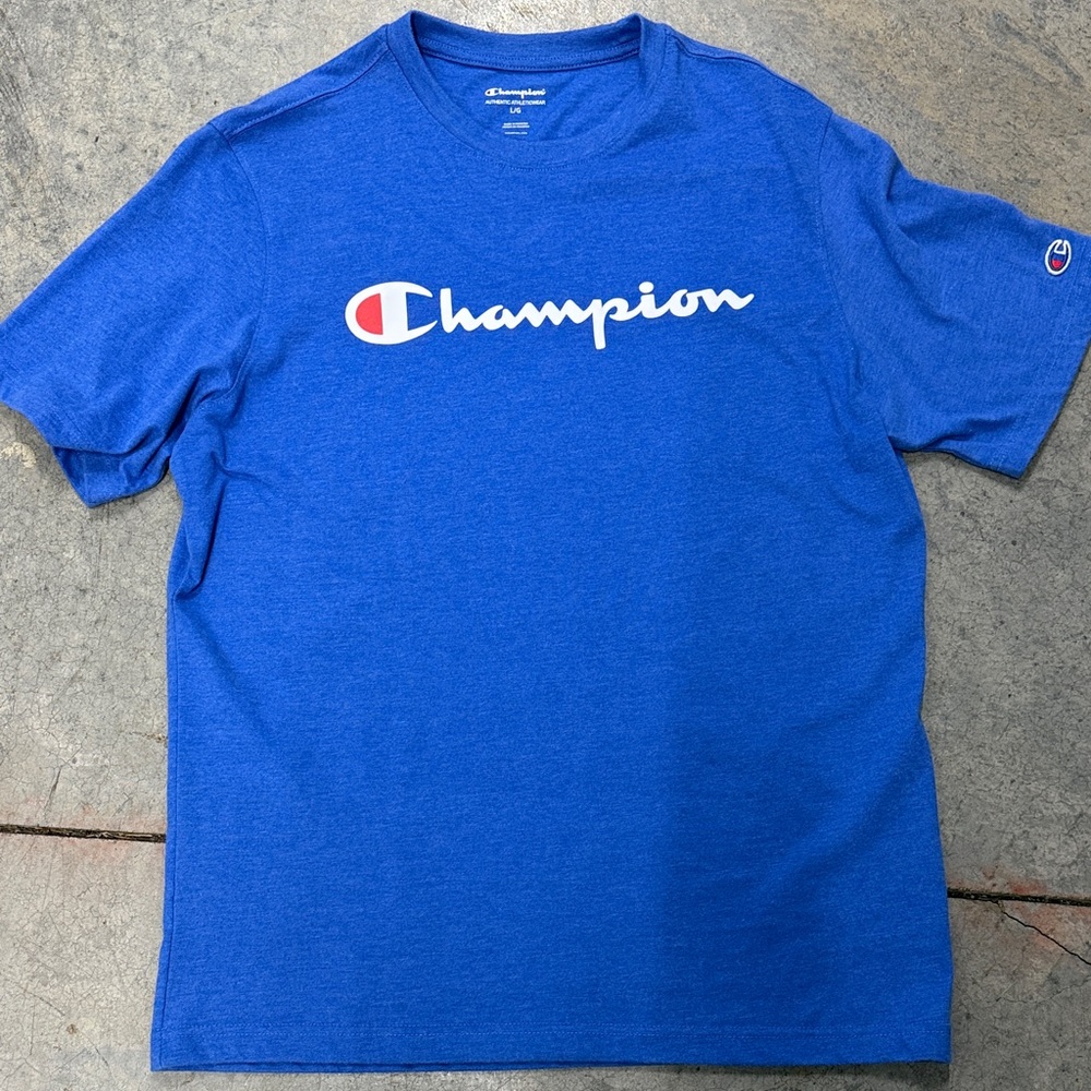 Champion Men's Classic Blue Tee